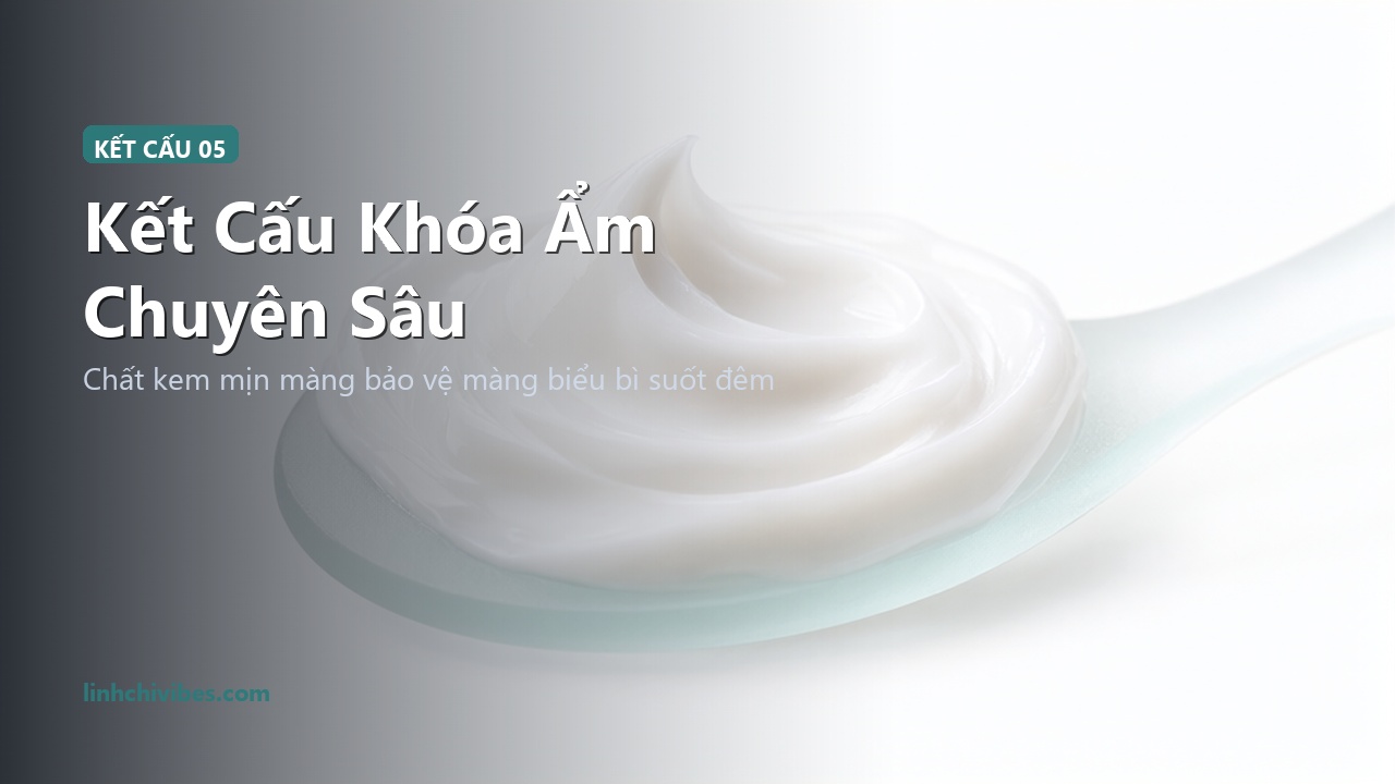 Kết cấu kem dưỡng phục hồi hàng rào ẩm cho da