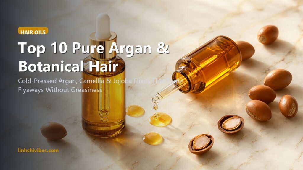 Top 10 Pure Argan & Botanical Hair Treatment Oils for Silky Weightless Gloss (linhchivibes.com)