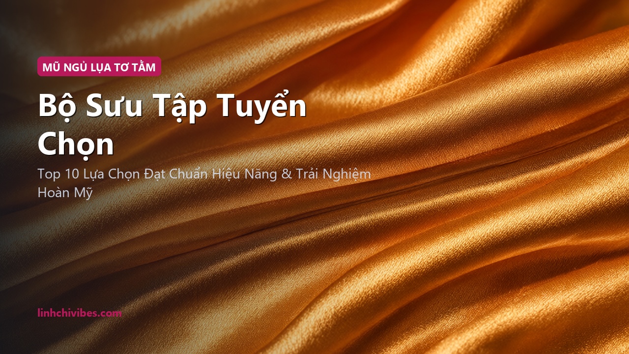 Top 10 Mũ Ngủ Lụa Tơ Tằm Tự Nhiên 100% Mulberry Bảo Vệ Nếp Tóc Uốn - Bộ sưu tập tuyển chọn (linhchivibes.com)