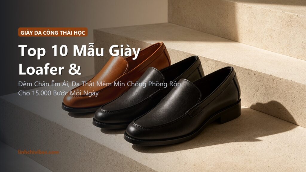 Top 10 Mẫu Giày Loafer & Giày Búp Bê Da Êm Chân Phong Cách Cổ Điển Đi Bộ Cực Đã (linhchivibes.com)