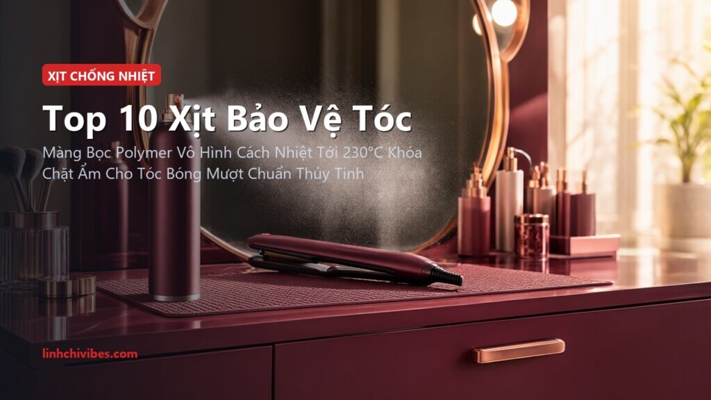 Top 10 Xịt Bảo Vệ Tóc Khỏi Nhiệt Độ Cao 230°C Khi Sấy & Uốn Duỗi Tóc (linhchivibes.com)