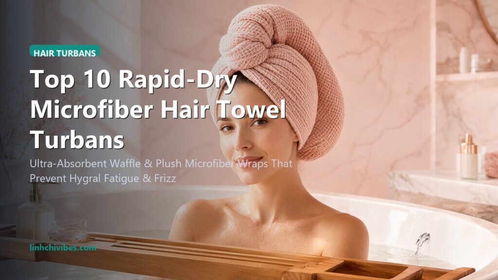 Top 10 Rapid-Dry Microfiber Hair Towel Turbans to Cut Drying Time in Half (linhchivibes.com)