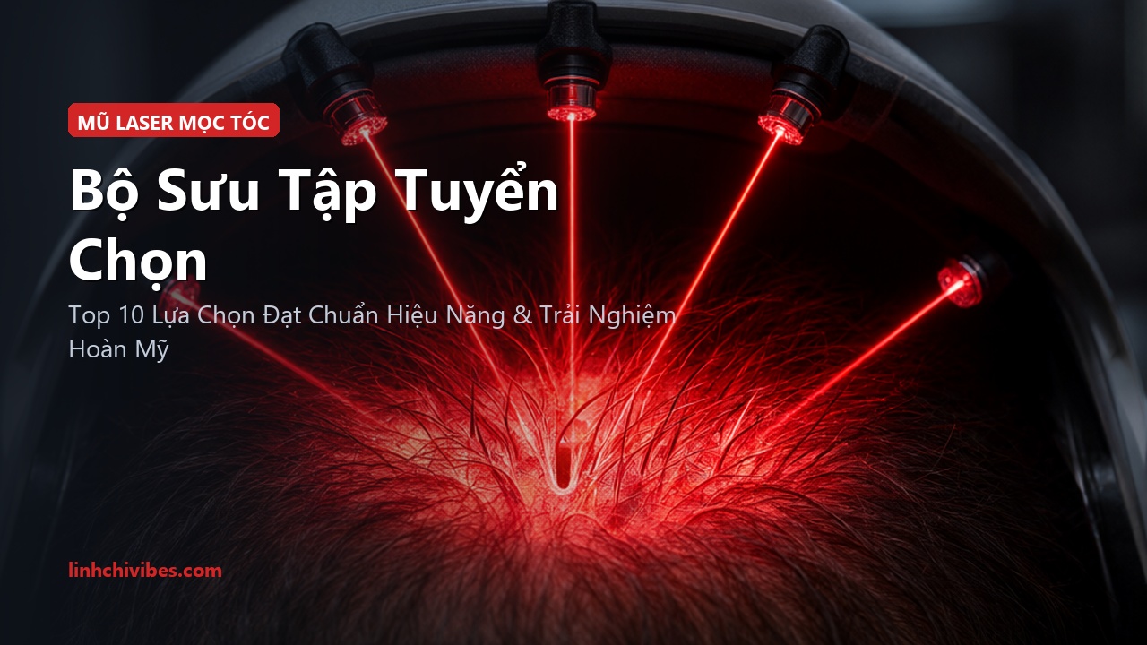 Top 10 Mũ Đội Đầu Chiếu Laser Kích Thích Mọc Tóc Chuẩn Y Khoa FDA Hoa Kỳ - Bộ sưu tập tuyển chọn (linhchivibes.com)