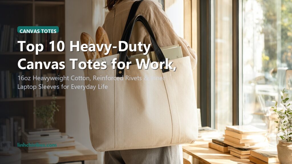 Top 10 Heavy-Duty Canvas Totes for Work, Farmer's Markets & Weekend Getaways (linhchivibes.com)