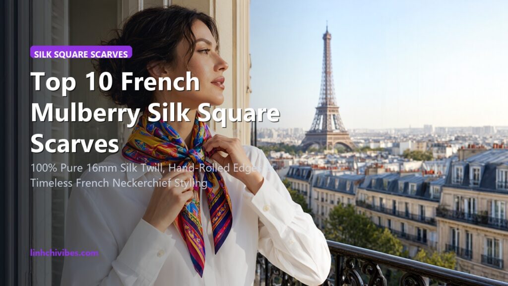 Top 10 French Mulberry Silk Square Scarves for Effortless Parisian Elegance (linhchivibes.com)
