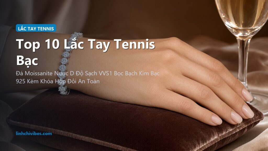 Top 10 Lắc Tay Tennis Bạc 925 Đính Đá Moissanite Lấp Lánh Như Kim Cương (linhchivibes.com)