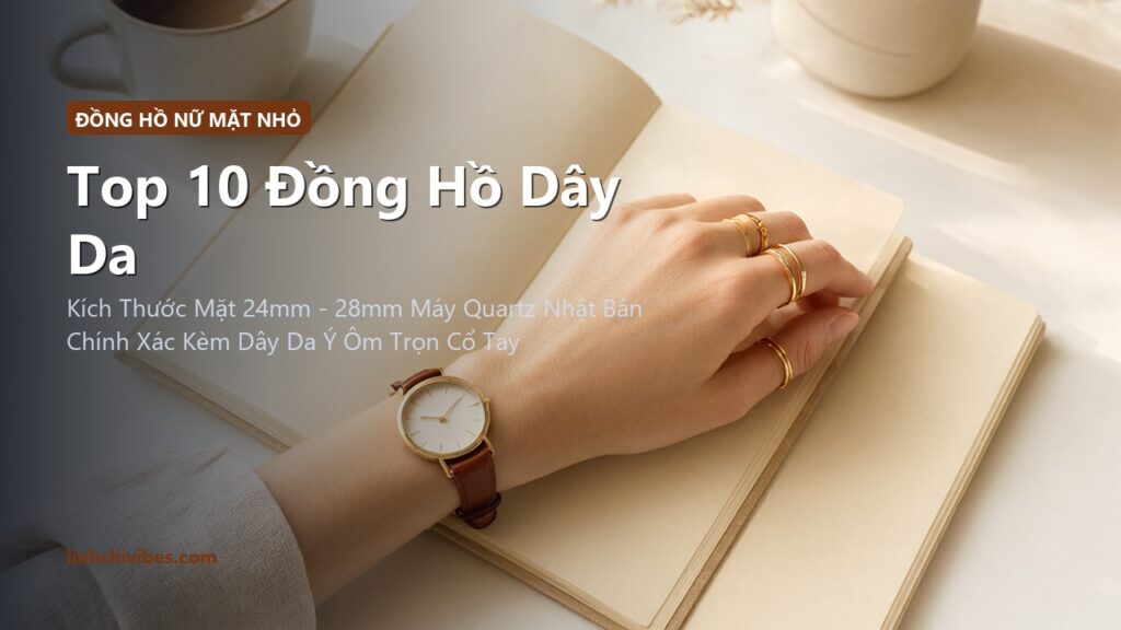 Top 10 Đồng Hồ Dây Da Nữ Mặt Nhỏ Tối Giản Thanh Lịch Cho Cổ Tay Gầy (linhchivibes.com)