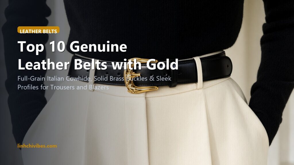 Top 10 Genuine Leather Belts with Gold Buckles to Cinch Any Waistline (linhchivibes.com)