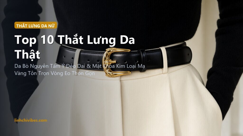 Top 10 Thắt Lưng Da Thật Nữ Khóa Kim Loại Mạ Vàng Sang Trọng Tôn Dáng (linhchivibes.com)