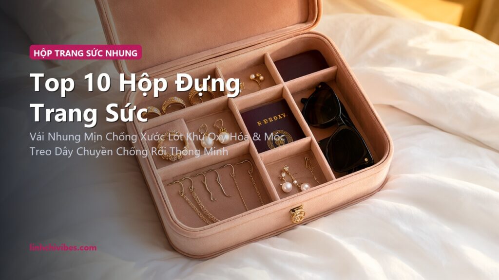Top 10 Hộp Đựng Trang Sức Bọc Nhung Du Lịch Tiện Lợi Chống Rối Dây Chuyền (linhchivibes.com)