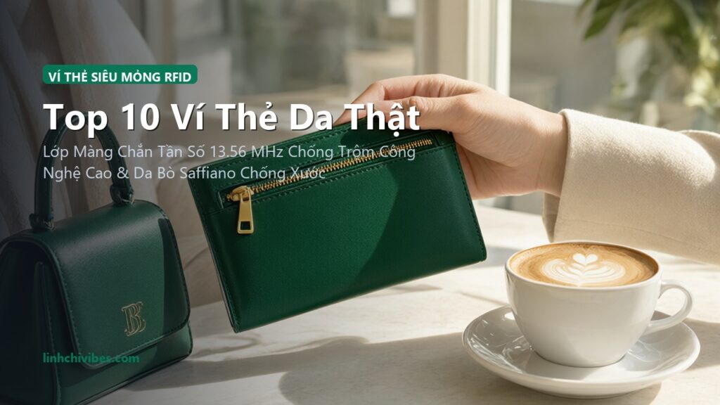 Top 10 Ví Thẻ Da Thật Siêu Mỏng Chống Quét Trộm RFID Tiện Lợi Nhỏ Gọn (linhchivibes.com)