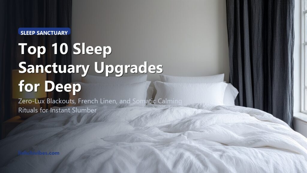 Top 10 Sleep Sanctuary Upgrades for Deep Restorative REM Sleep and Anxiety Relief (linhchivibes.com)
