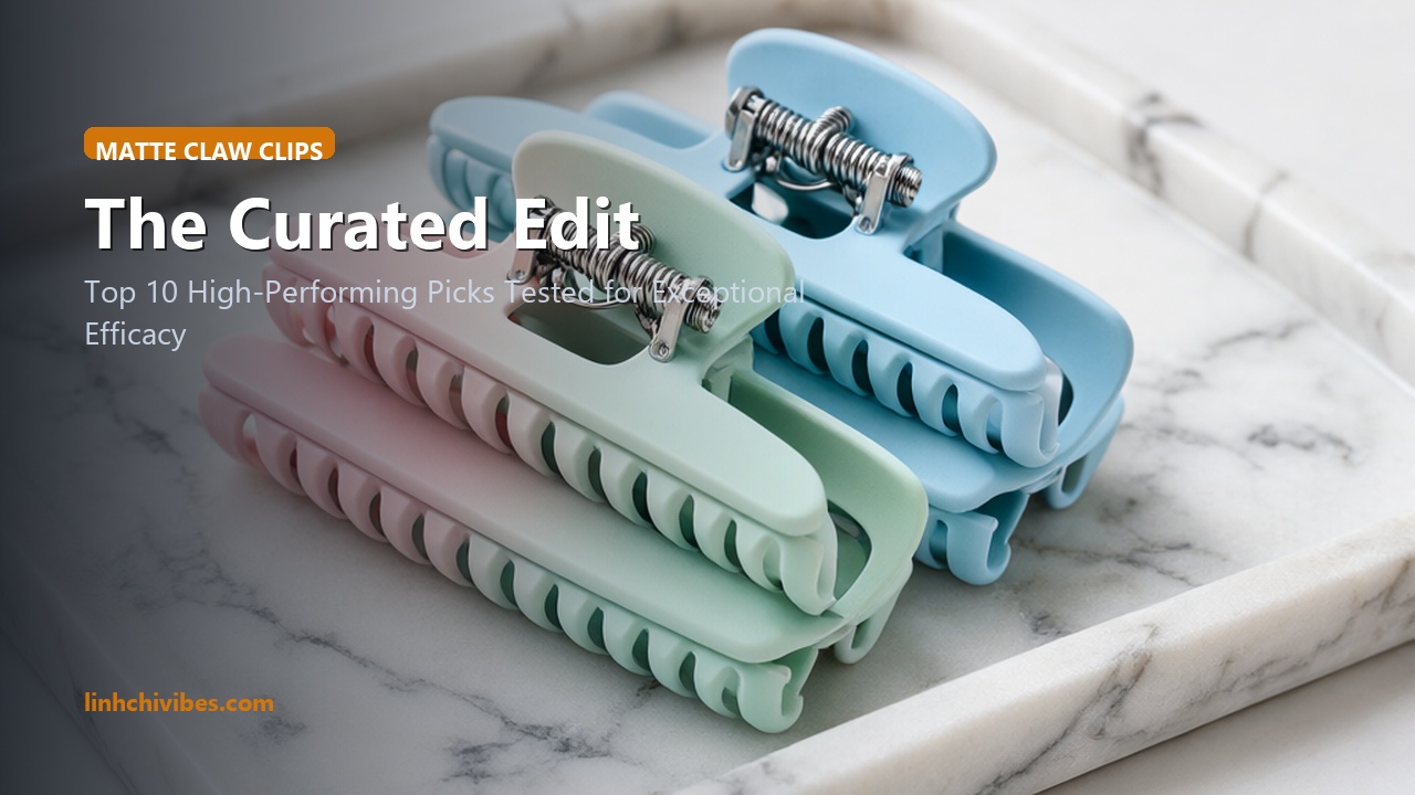 Top 10 French Matte Claw Hair Clips for Effortless, Non-Slip Updos - Curated Selection (linhchivibes.com)