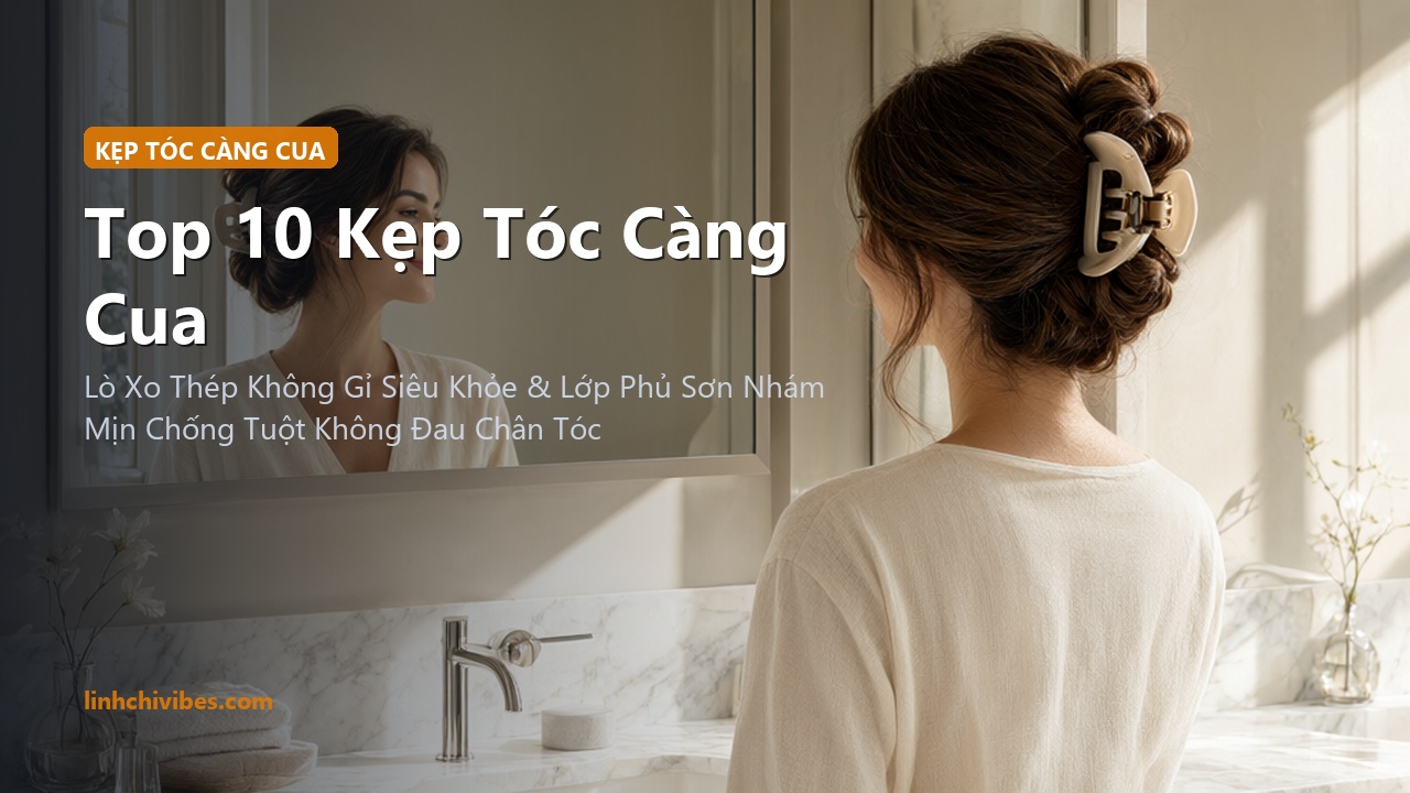 Kẹp Càng Cua Nhám Phong Cách Pháp (Set 4 Chiếc Chống Gãy)