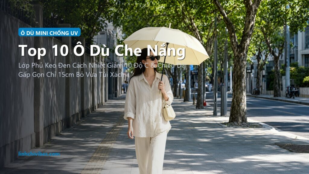 Top 10 Ô Dù Che Nắng Gấp Gọn Mini Bỏ Túi Chống Tia UV50+ Cách Nhiệt Siêu Mát (linhchivibes.com)