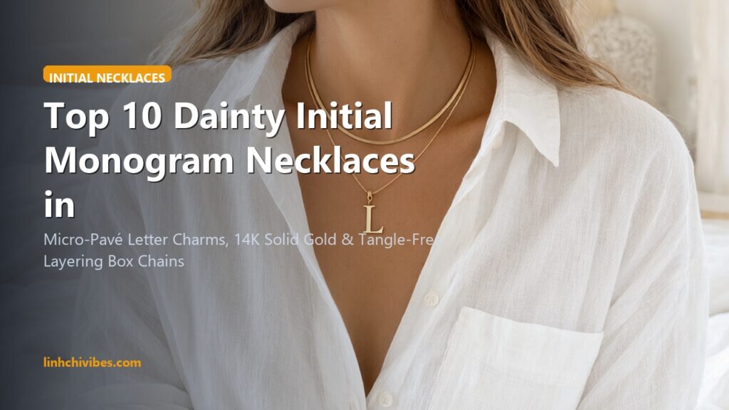 Top 10 Dainty Initial Monogram Necklaces in 14K Gold for Everyday Layering (linhchivibes.com)