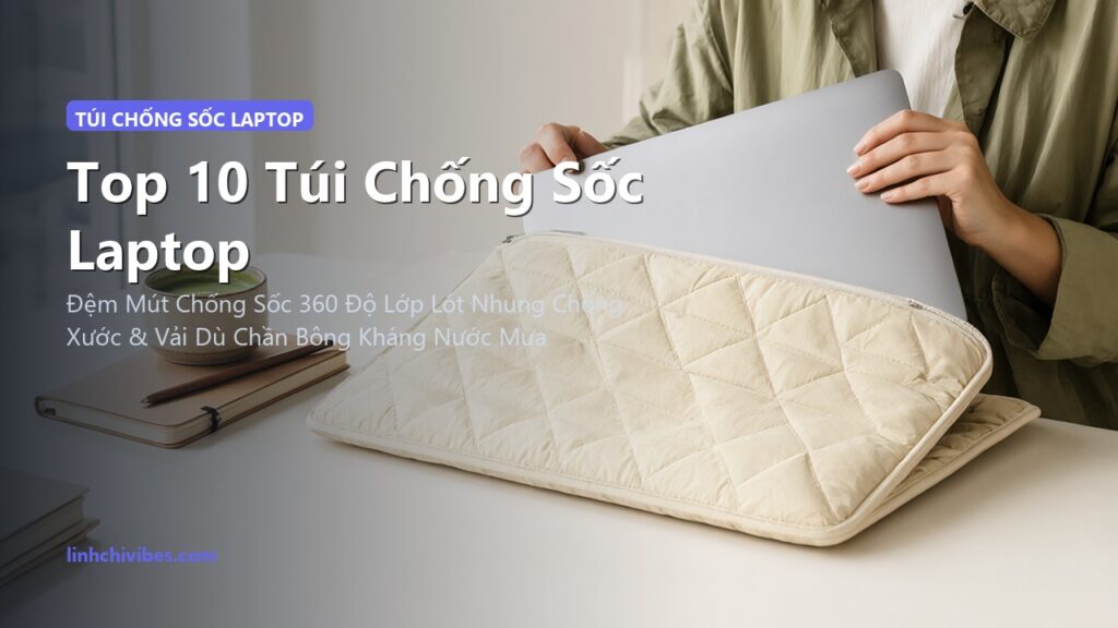 Top 10 Túi Chống Sốc Laptop Chần Bông Chống Nước Thời Trang Cho Phái Đẹp (linhchivibes.com)