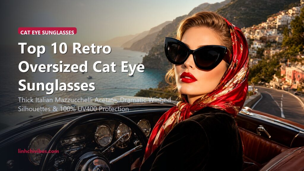 Top 10 Retro Oversized Cat Eye Sunglasses for Dramatic Vintage Glamour (linhchivibes.com)