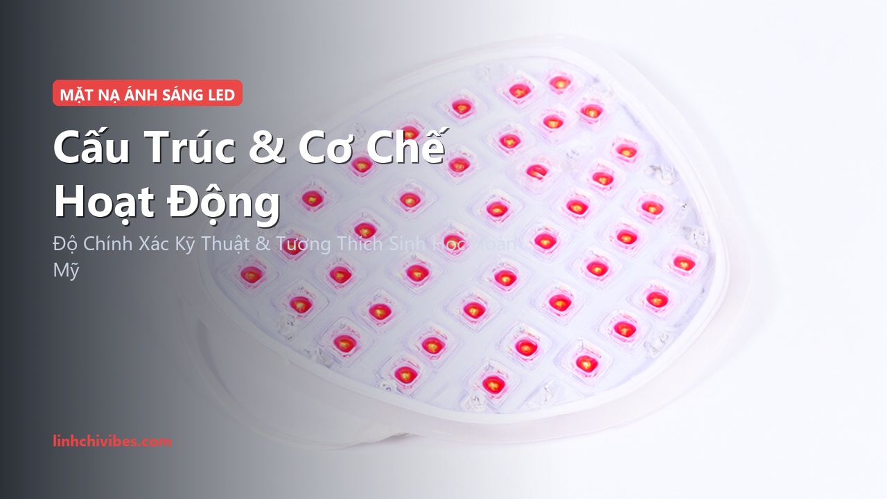 Top 10 Mặt Nạ Ánh Sáng Sinh Học Đèn LED Chuẩn Y Khoa Trẻ Hóa Da 2026 - Cấu trúc và cơ chế hoạt động (linhchivibes.com)