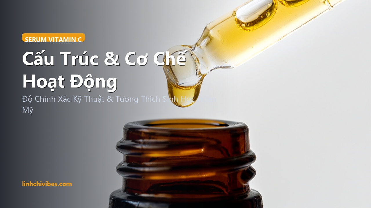 Top 10 Serum Vitamin C Chống Oxy Hóa Mờ Thâm Sáng Da Tốt Nhất 2026 - Cấu trúc và cơ chế hoạt động (linhchivibes.com)