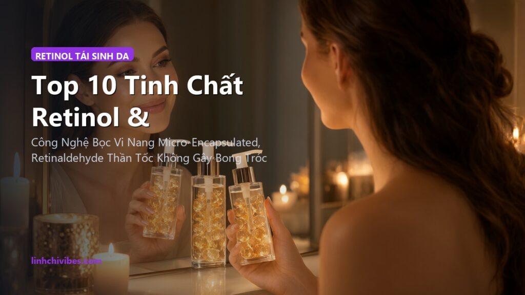 Top 10 Tinh Chất Retinol & Retinoid Dịu Nhẹ Ngừa Lão Hóa Tốt Nhất 2026 (linhchivibes.com)
