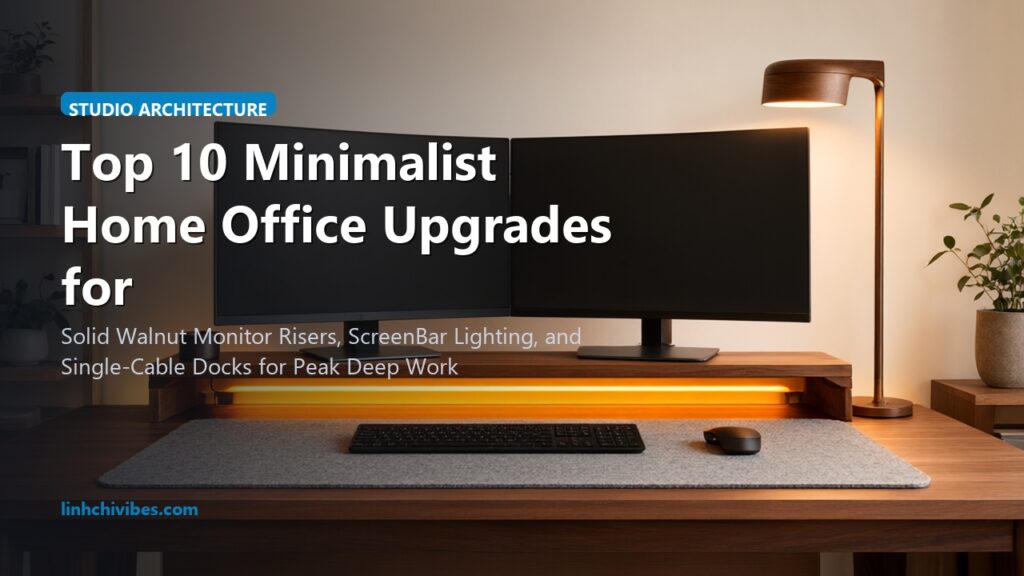 Top 10 Minimalist Home Office Upgrades for Ergonomics, Flow State, and Cable-Free Zen (linhchivibes.com)