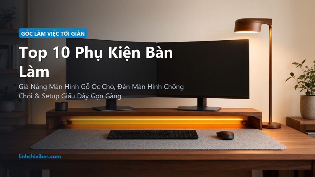 Top 10 Phụ Kiện Bàn Làm Việc Tối Giản Tăng Tập Trung & Chuẩn Công Thái Học Cho Dân Văn Phòng (linhchivibes.com)