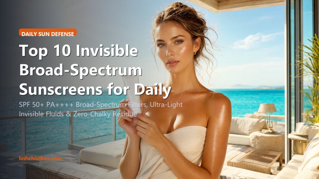 Top 10 Invisible Broad-Spectrum Sunscreens for Daily Glow & Zero White Cast (linhchivibes.com)