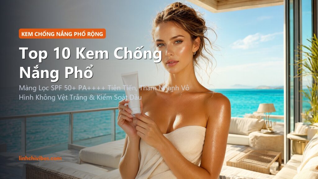 Top 10 Kem Chống Nắng Phổ Rộng Kháng Nước Mỏng Nhẹ Tốt Nhất 2026 (linhchivibes.com)
