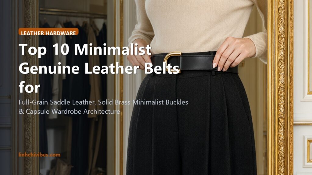 Top 10 Minimalist Genuine Leather Belts for Effortless Waistline Definition (linhchivibes.com)