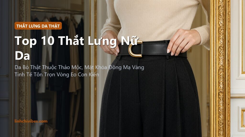 Top 10 Thắt Lưng Nữ Da Thật Khóa Kim Loại Tối Giản Tốt Nhất 2026 (linhchivibes.com)