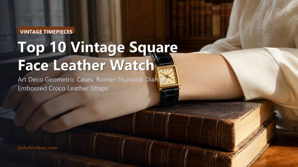 Top 10 Vintage Square Face Leather Watch Classics for Timeless Parisian Elegance (linhchivibes.com)