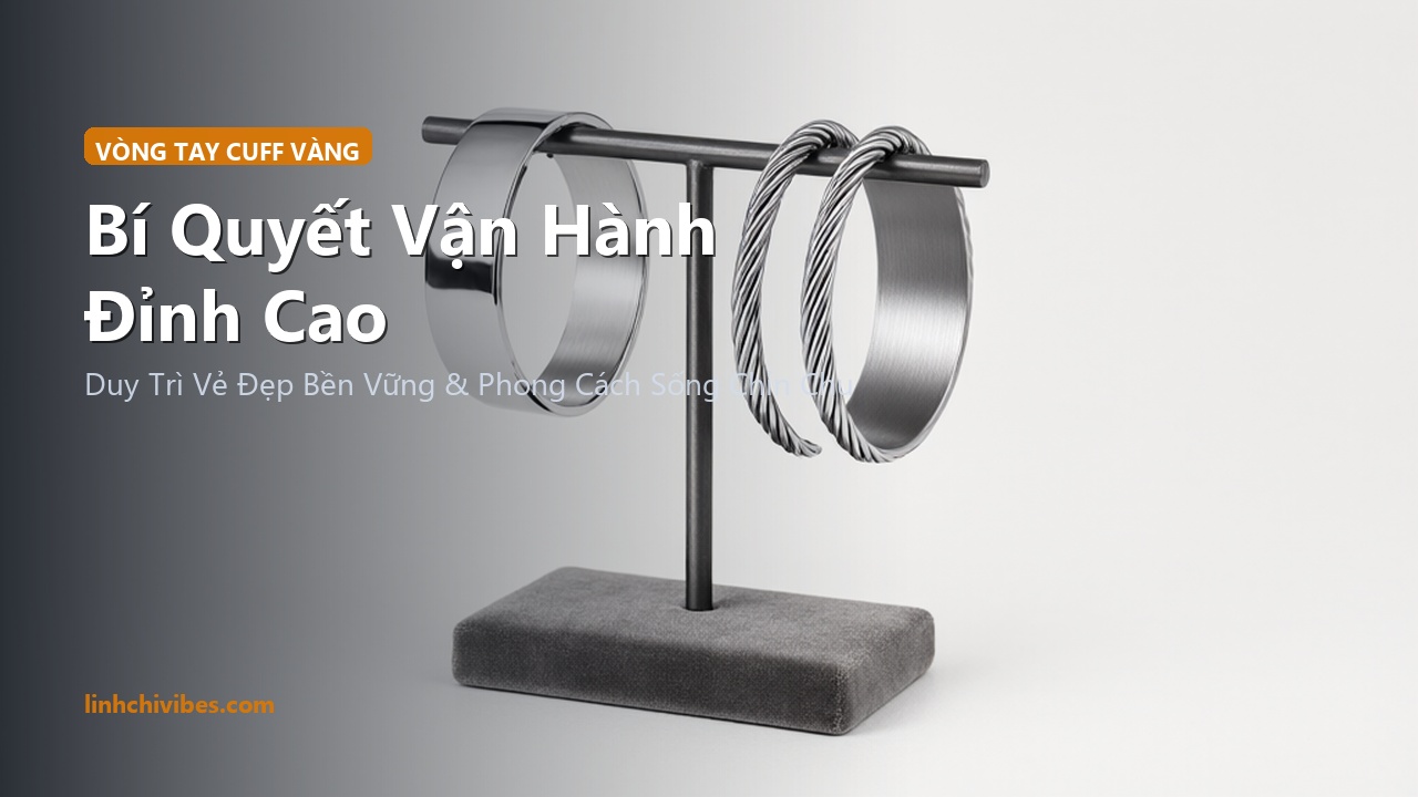 Top 10 Vòng Tay Cuff Mạ Vàng 18K Phong Cách Tối Giản Tốt Nhất 2026 - Bí quyết vận hành đỉnh cao (linhchivibes.com)