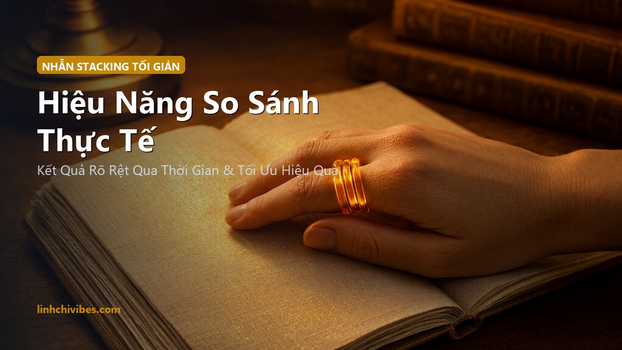 Top 10 Nhẫn Kim Loại Xếp Chồng Dainty Minimalist Stacking Rings 2026 - Hiệu năng so sánh thực tế (linhchivibes.com)