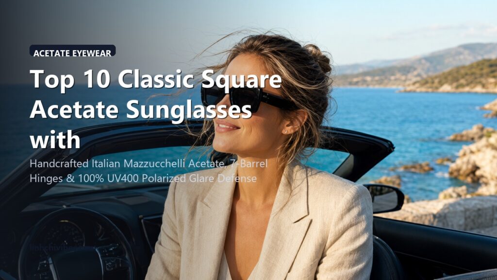 Top 10 Classic Square Acetate Sunglasses with Polarized Lenses for Sun Protection (linhchivibes.com)
