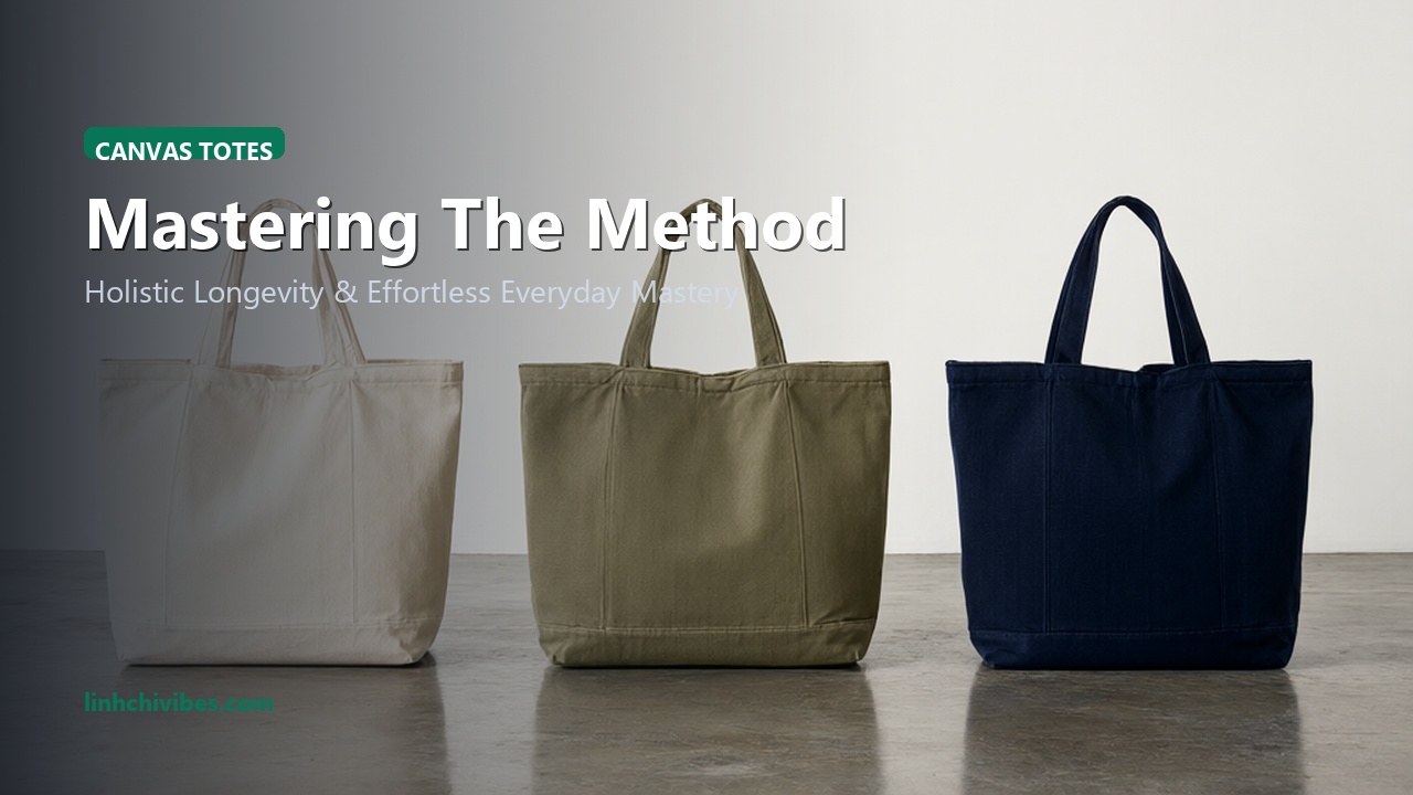 Top 10 Heavyweight Canvas Tote Bags with Structured Pockets for Work & Study - Mastering The Method (linhchivibes.com)