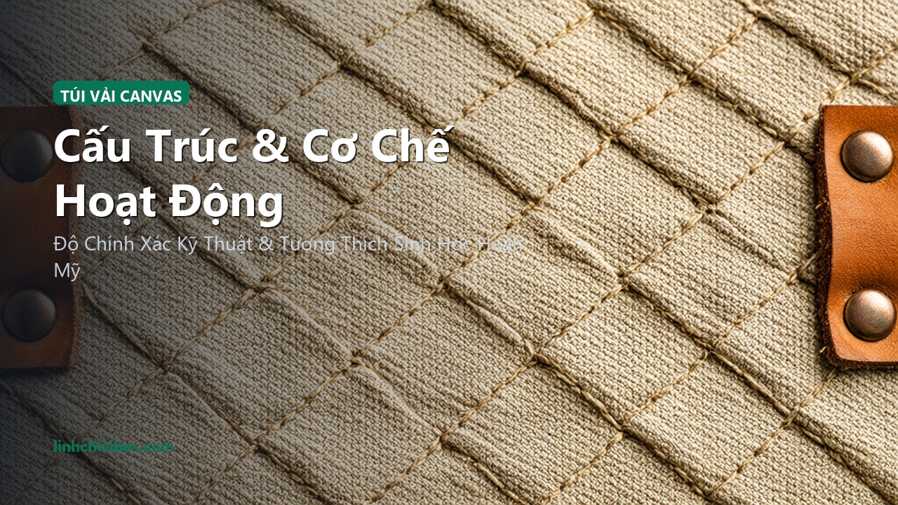 Top 10 Túi Vải Canvas Dày Dặn Đi Học Đi Làm Phong Cách Hàn Quốc 2026 - Cấu trúc và cơ chế hoạt động (linhchivibes.com)