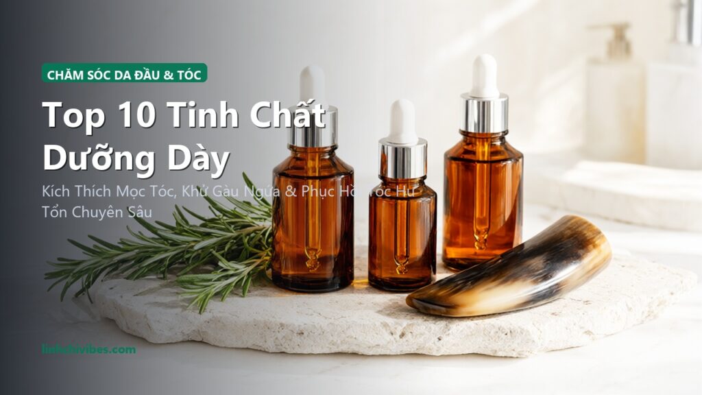Top 10 Tinh Chất Dưỡng Dày Tóc & Chăm Sóc Da Đầu Khoẻ Đẹp Bồng Bềnh Từ Gốc (linhchivibes.com)