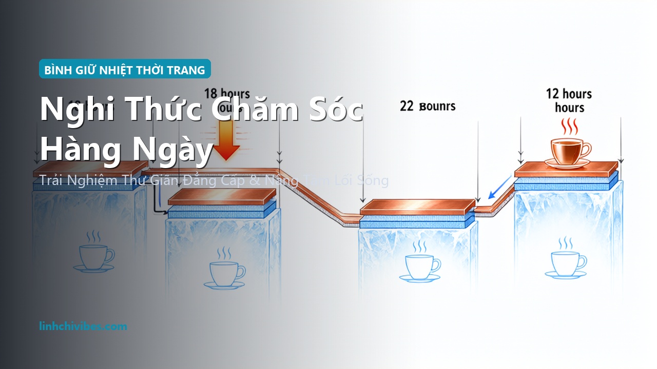 Top 10 Bình Nước Giữ Nhiệt Thời Trang Inox 316 Cao Cấp Tốt Nhất 2026 - Nghi thức chăm sóc hàng ngày (linhchivibes.com)