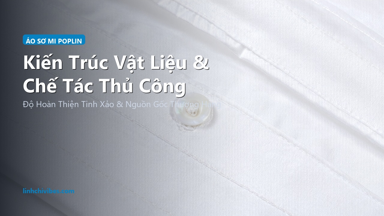 Top 10 Áo Sơ Mi Nữ Vải Poplin Cotton Dệt Đanh Cao Cấp Thanh Lịch 2026 - Kiến trúc vật liệu và chế tác thủ công (linhchivibes.com)