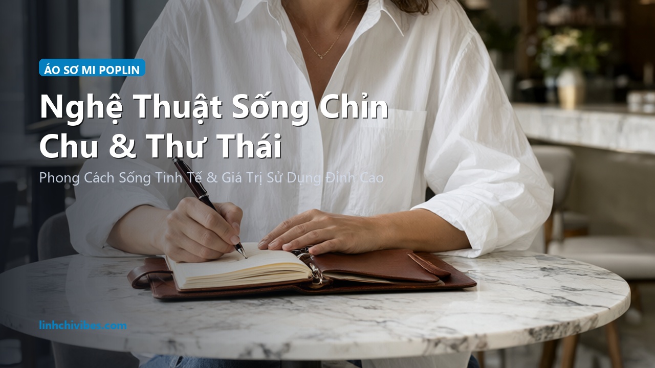 Top 10 Áo Sơ Mi Nữ Vải Poplin Cotton Dệt Đanh Cao Cấp Thanh Lịch 2026 - Nghệ thuật sống chỉn chu và thư thái (linhchivibes.com)