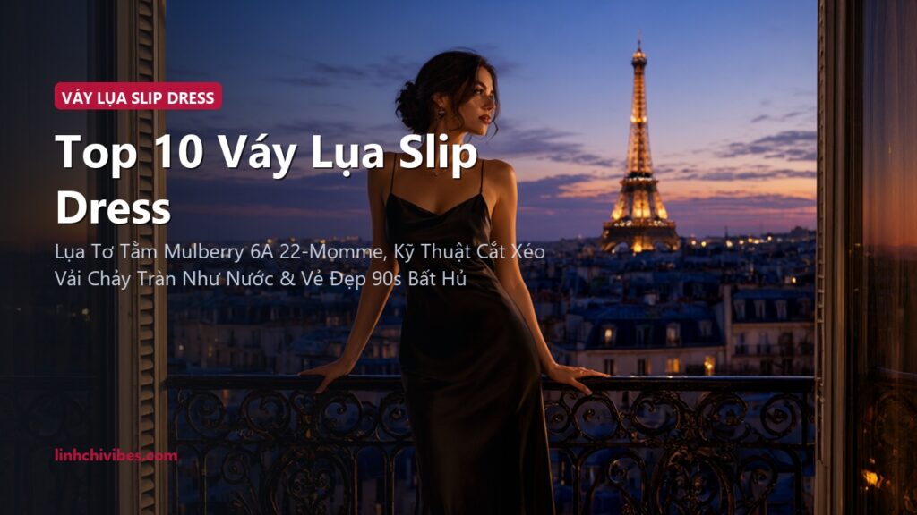 Top 10 Váy Lụa Slip Dress Hai Dây Cắt Xéo Bias-Cut Quyến Rũ 2026 (linhchivibes.com)