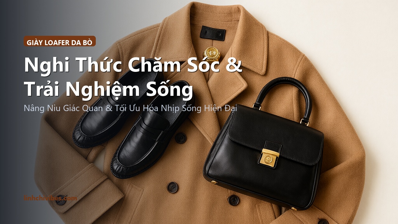 Top 10 Giày Lười Da Bò Ý Penny Loafer & Horsebit Sang Trọng Bậc Nhất 2026 - Nghi thức chăm sóc và trải nghiệm sống (linhchivibes.com)