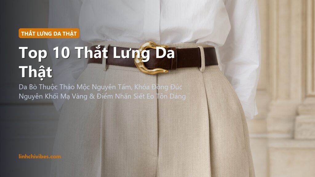 Top 10 Thắt Lưng Da Thật Mặt Khóa Kim Loại Đúc Điêu Khắc Tinh Tế 2026 (linhchivibes.com)