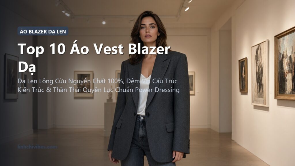 Top 10 Áo Vest Blazer Dạ Len Dáng Rộng Oversized Quyền Lực 2026 (linhchivibes.com)