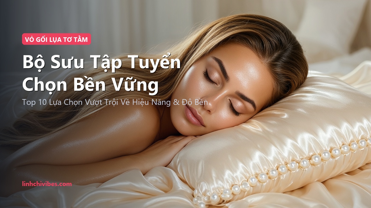 Top 10 Vỏ Gối Lụa Tơ Tằm Mulberry 6A Chống Lão Hóa & Mượt Tóc 2026 - Bộ sưu tập tuyển chọn bền vững (linhchivibes.com)
