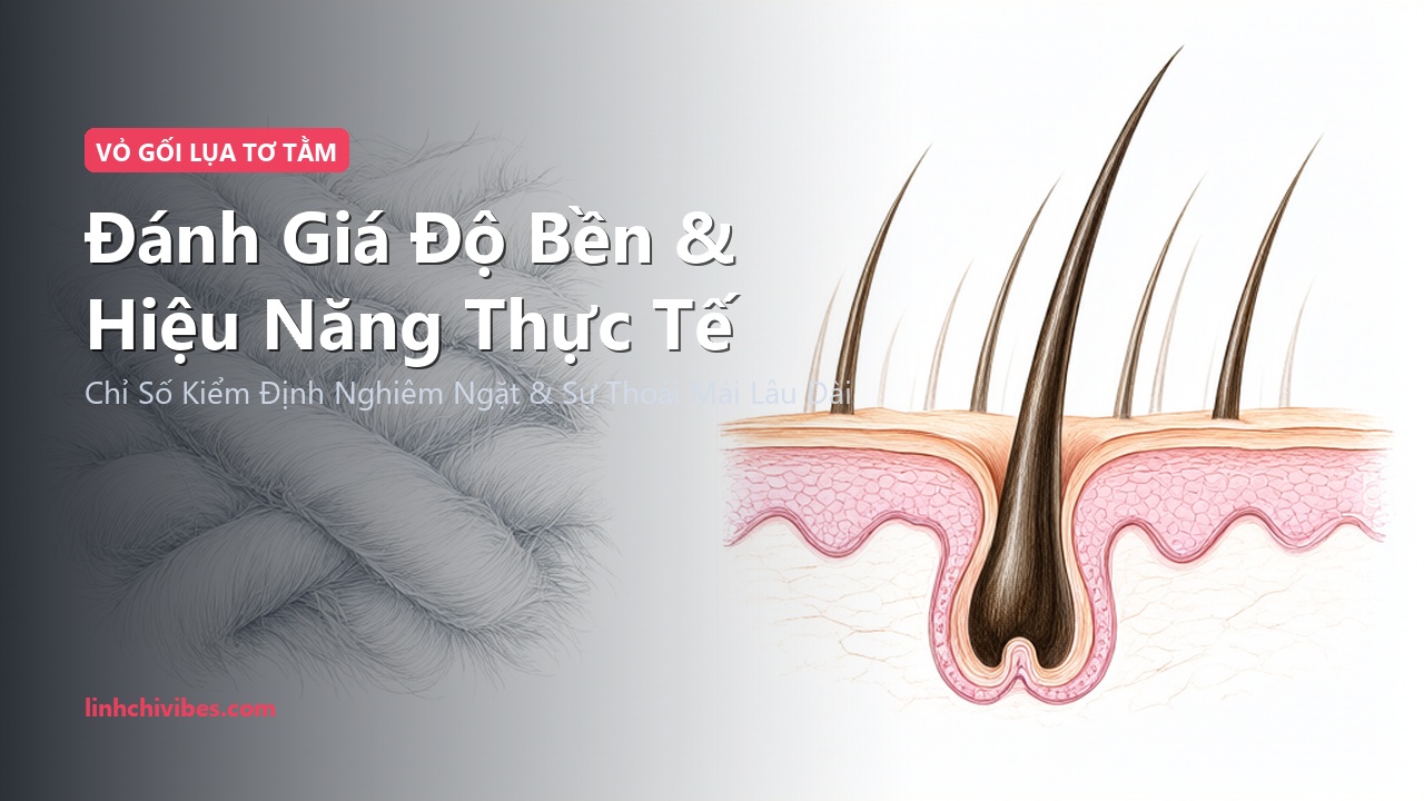 Top 10 Vỏ Gối Lụa Tơ Tằm Mulberry 6A Chống Lão Hóa & Mượt Tóc 2026 - Đánh giá độ bền và hiệu năng thực tế (linhchivibes.com)