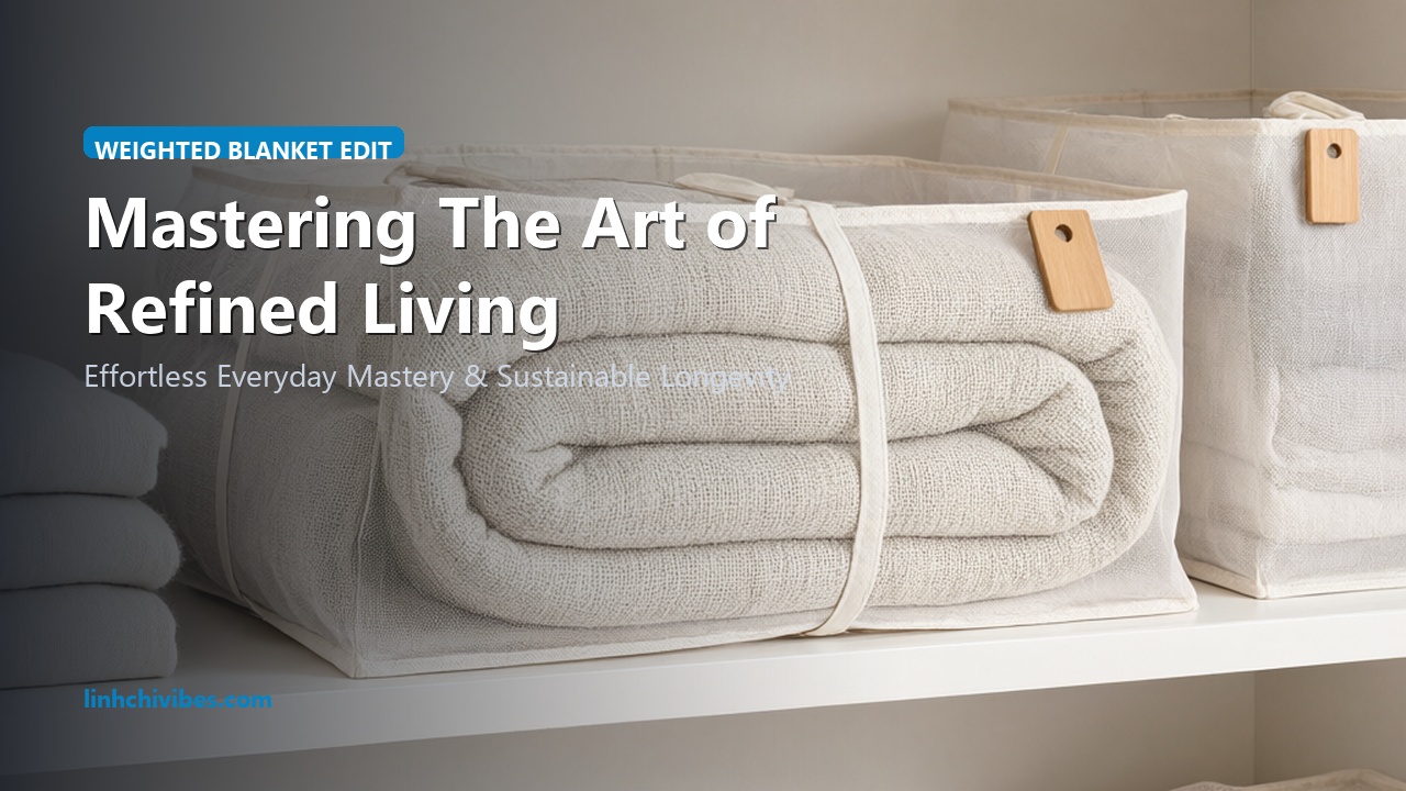 Top 10 Cooling Bamboo Weighted Blankets for Anxiety Relief and Restful Sleep - Mastering The Art of Refined Living (linhchivibes.com)