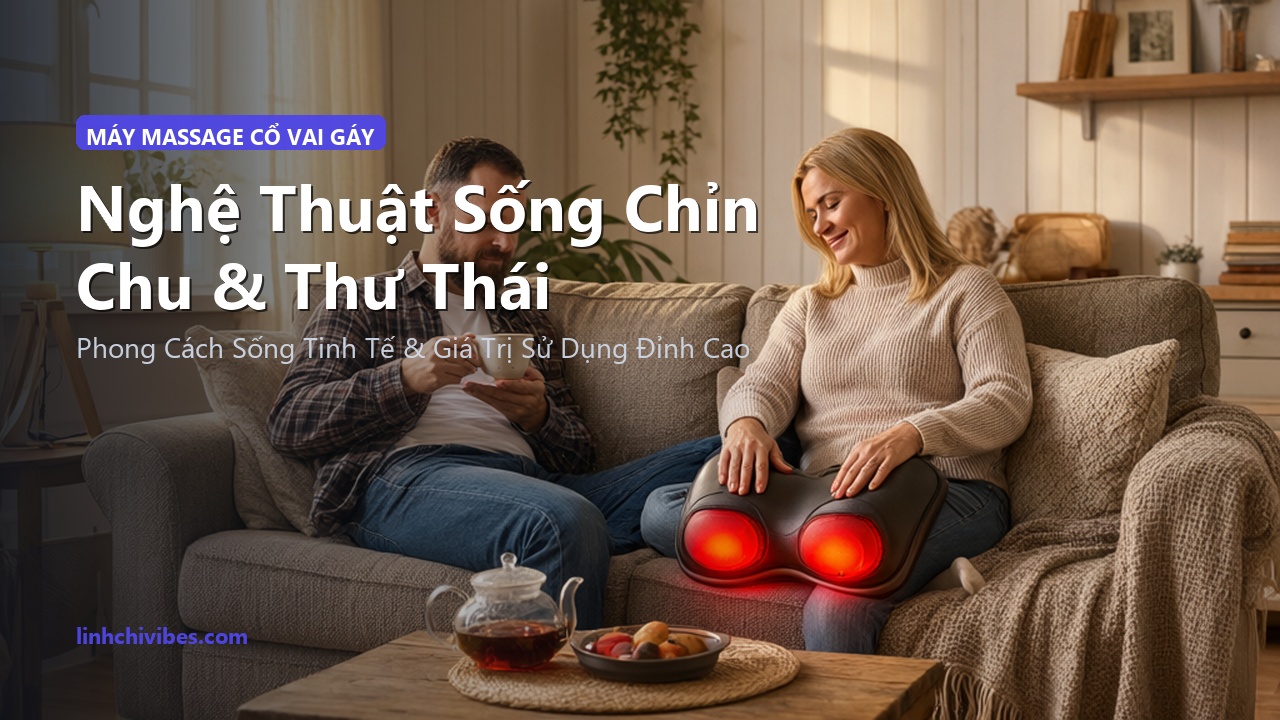 Top 10 Máy Massage Cổ Vai Gáy Shiatsu Hồng Ngoại Đấm Bóp Chuyên Sâu 2026 - Nghệ thuật sống chỉn chu và thư thái (linhchivibes.com)