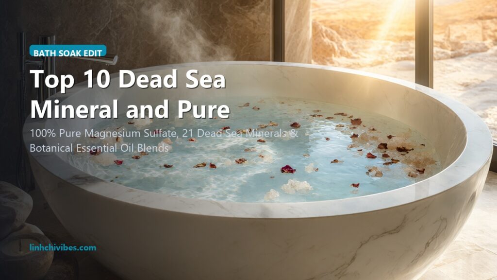 Top 10 Dead Sea Mineral and Pure Epsom Bath Salts for Muscle Recovery and Restful Sleep (linhchivibes.com)